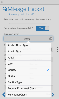 Choosing the summary layer